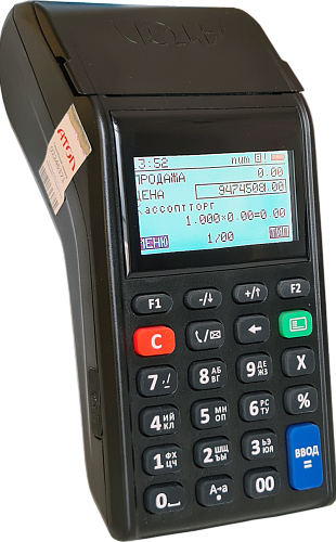 Атол 91Ф (WiFi, 2G, bluetooth, ethernet) черный с ФН на 36 месяцев                                        