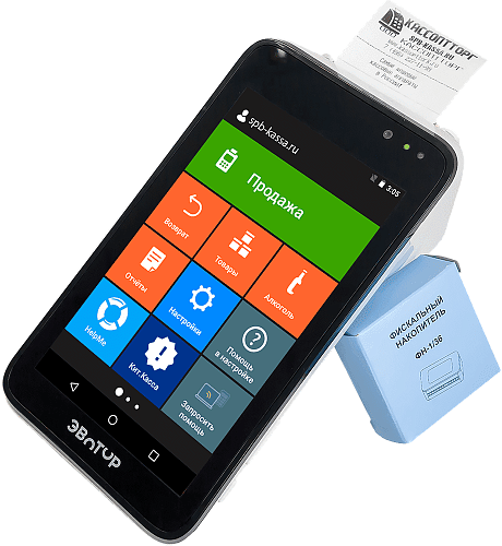 Эвотор 7.3, СТ3Ф Смарт Терминал с ФН на 36 месяцев                                        