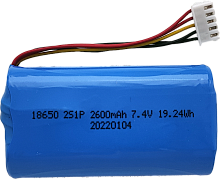 Аккумулятор для Атол Sigma 7 (18650 2S1P 2600mAh, 7.4V, 19,24Wh) картинка от магазина Кассоптторг