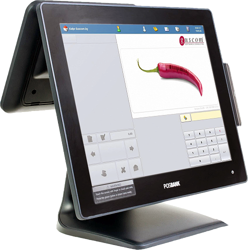 POSBANK APEXA GT, Intel Celeron J3455 (2.3 GHz), 15", 4GB DDR3, SSD 64GB, второй экран                                        