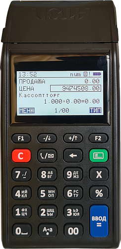 Атол 91Ф (WiFi, 2G, bluetooth, ethernet) черный с ФН на 15 месяцев                                        